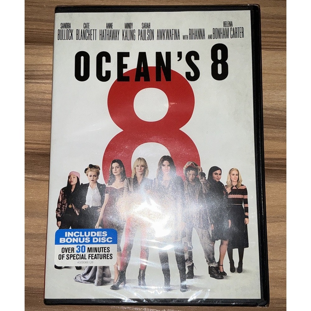 Ocean's Eight (Special Edition) (DVD, 2018, Widescreen)‎ New Sealed